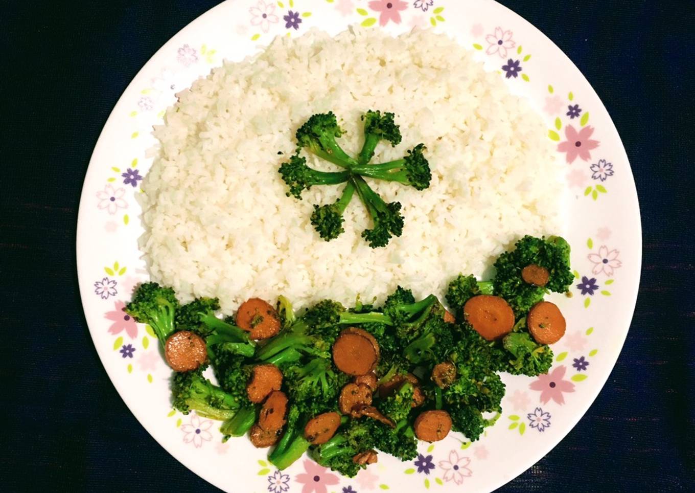 Broccoli stir fry