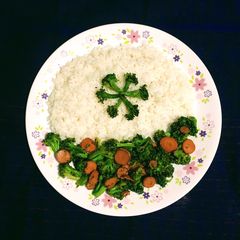 A picture of Broccoli stir fry.