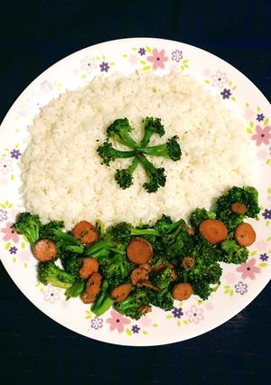 A picture of Broccoli stir fry.