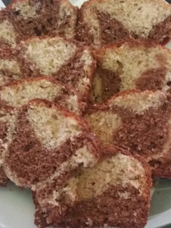 Una foto de Budín de banana y chocolate