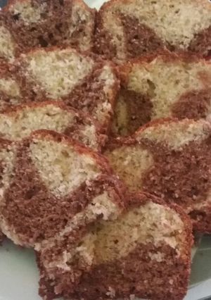 Una foto de Budín de banana y chocolate