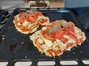 Una foto de arepa al horno