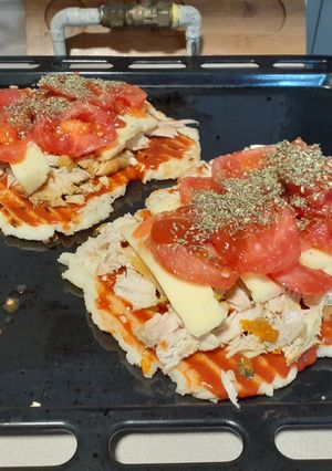 Una foto de Masa de arepas a la plancha