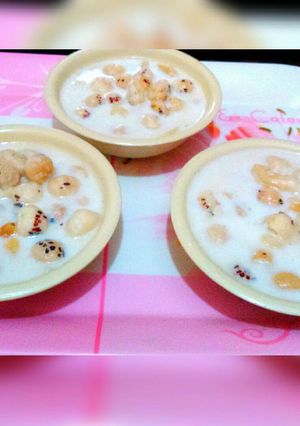 A picture of Phool Makhana kheer.