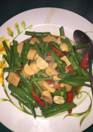 Foto resep Tumis buncis sosis cabe hijau