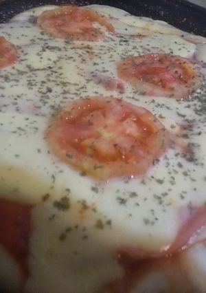 Una foto de Pizza casera