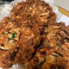 A picture of Shrimp and Veggies Pancake / Haemul Pajeon.