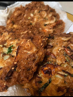 A picture of Shrimp and Veggies Pancake / Haemul Pajeon.