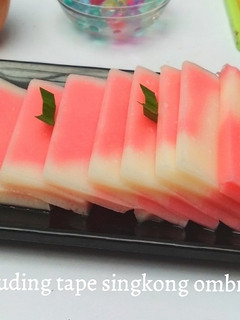 Foto resep Puding Tape Singkong Ombre
