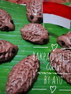Foto resep Bakpao Ubi Ungu isi Coklat