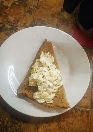 Una foto de Ensalada de pollo 🍗🍗