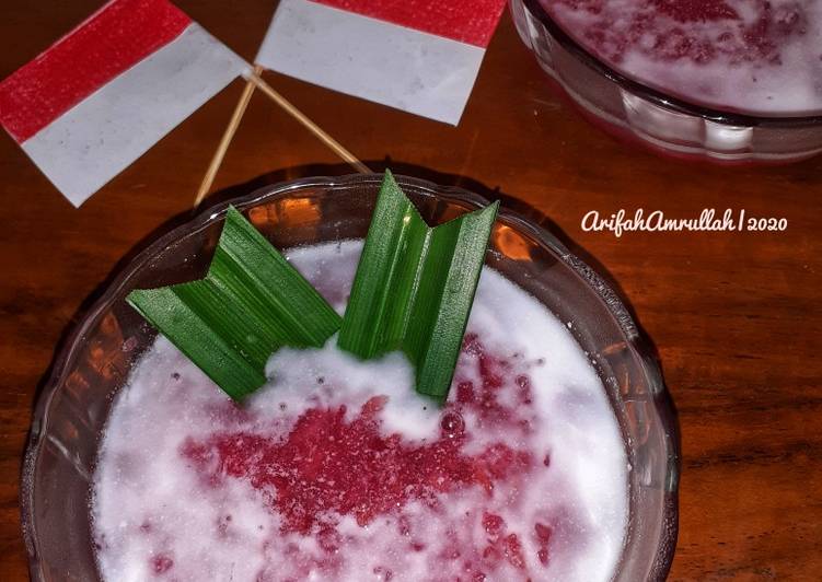 Anti Ribet, Memasak Bubur Singkong Merah Putih Yang Mudah