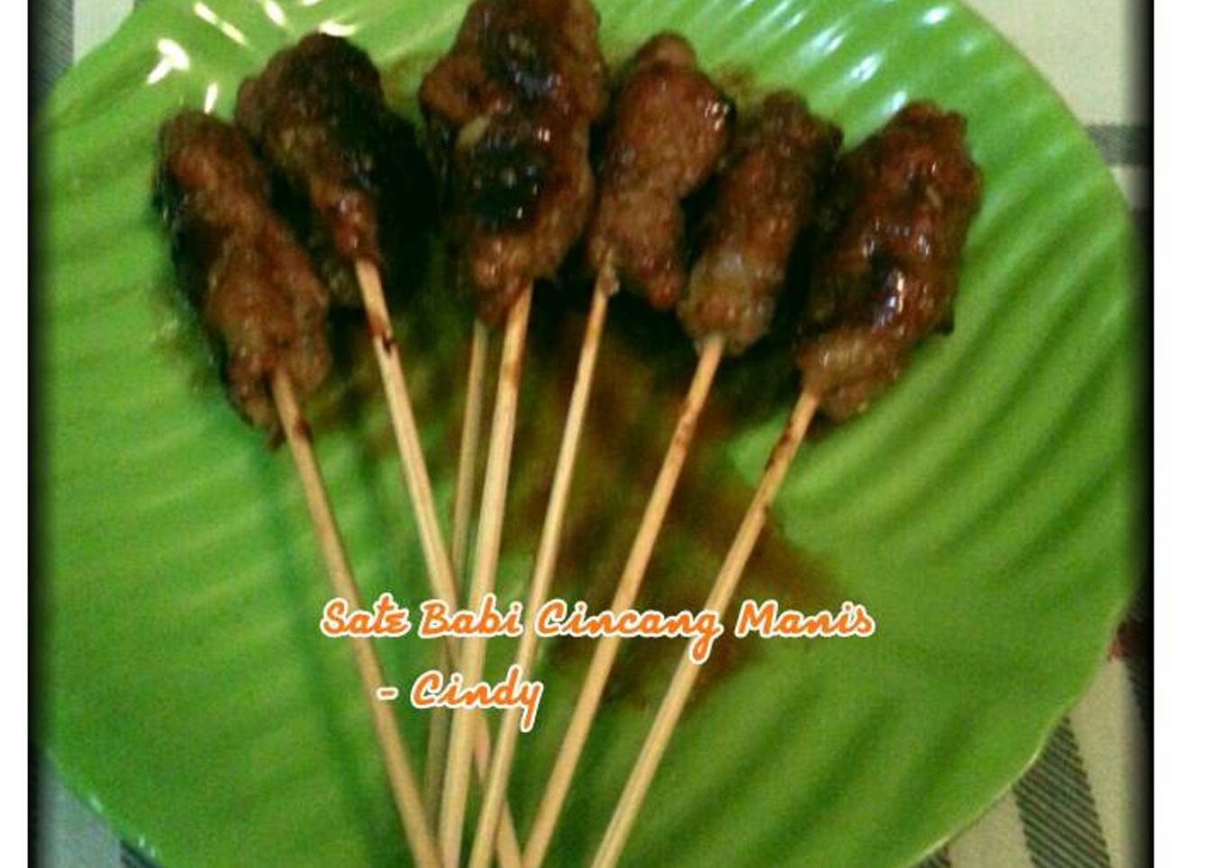 Sate Babi Cincang Manis