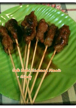 Foto resep Sate Babi Cincang Manis