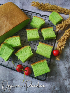 Foto resep Ogura Pandan Cake