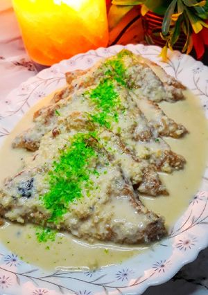A picture of Stuffed shahi tukray.