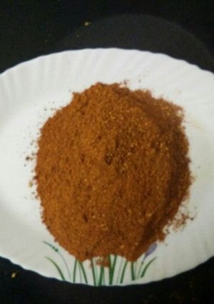 A picture of Rasam powder.