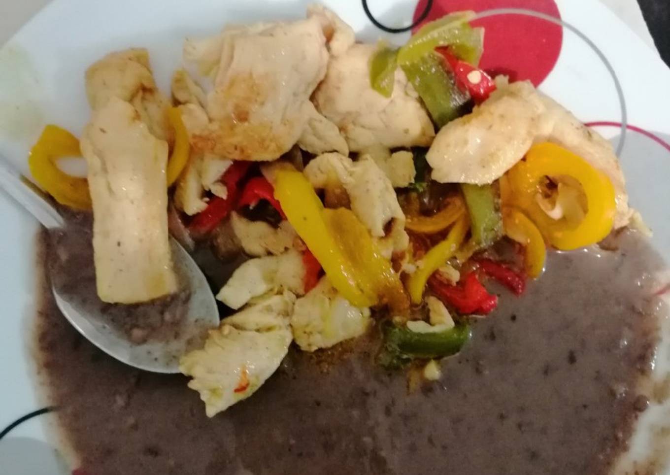 Fajitas de pollo