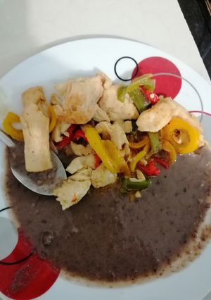 Una foto de Fajitas de pollo