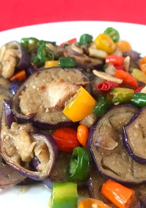 Foto resep Tumis terong pelangi