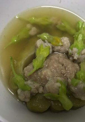รูปของ ต้มจืดหมูดอกไม้ (อาหารเด็ก)