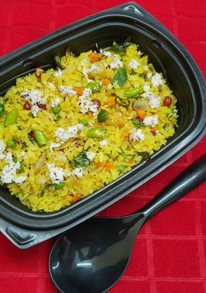 A picture of Kanda Batata Poha.