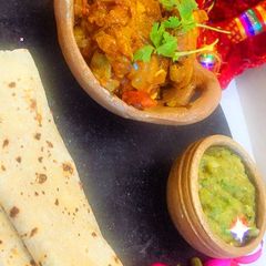 A picture of Spicy Besan Sabzi.