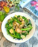 Ếch Xào Rau Cần Nước