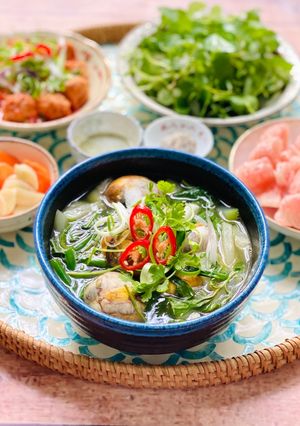 Hình của món Bầu Um Hột Vịt Lộn.