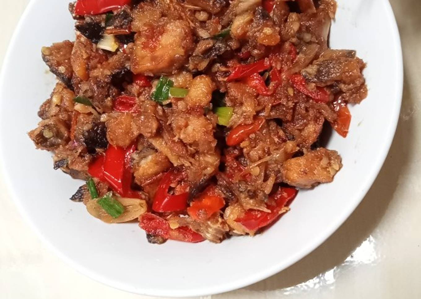 Sambel goreng ikan asin