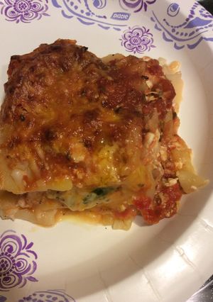 A picture of Chicken Lasagna.