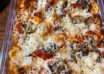 How to Make Appetizing BAKED pizza TORTELLINI