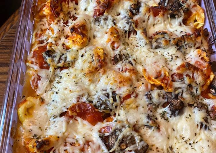 Simple Way to Make Award-winning BAKED pizza TORTELLINI