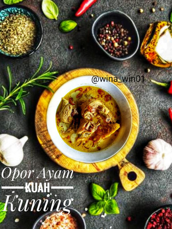 Resep Opor Ayam Kuah Kuning Gampang