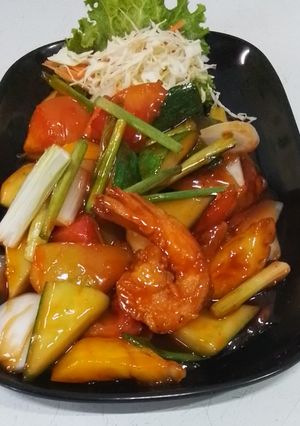 รูปของ กุ้งเปรี้ยวหวาน