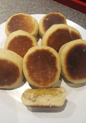 Foto resep Roti teflon isi cream bun