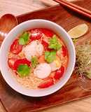Mì Lẩu Thái Mama Chua Cay Nấu Cồi Sò Điệp & Cà Chua