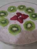 Mousse de fresa y galletas María