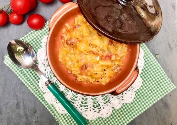Recipe of Favorite Pasta e patate (filante)