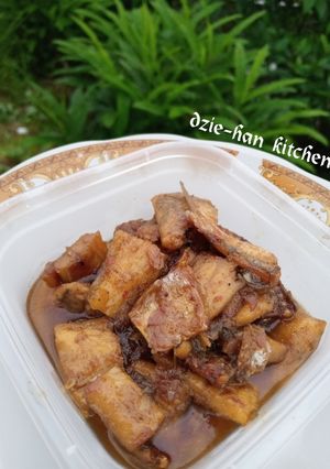 Foto resep Ikan asin asam manis praktis