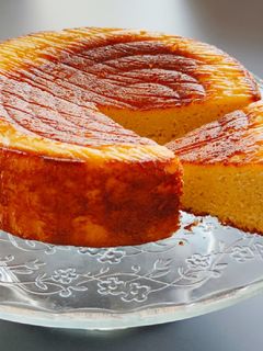 Una foto de Bizcocho de naranja y almendras (sin gluten y sin lactosa)