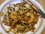 Gambar kwetiaw goreng seafood