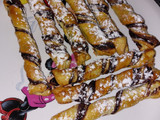 Hojaldre relleno de crema de cacao el air fryer