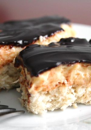 Kókuszos csokis krémes recept fotója
