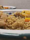 Chicken with Porcini, Cinnamon and Barley
