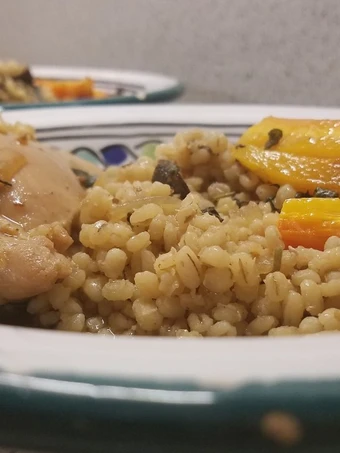 Easy Steps to Prepare Chicken with Porcini, Cinnamon and Barley the Perfect Makes you drool