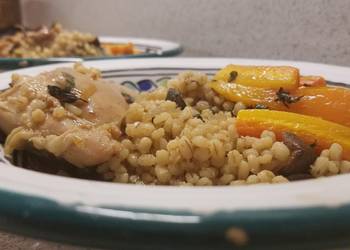 How to Cook Appetizing Chicken with Porcini Cinnamon and Barley