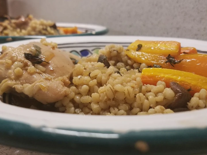 Easy Steps to Prepare|Recipe} Chicken with Porcini, Cinnamon and Barley Anti-Fail