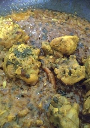 A picture of Chicken methi wala.