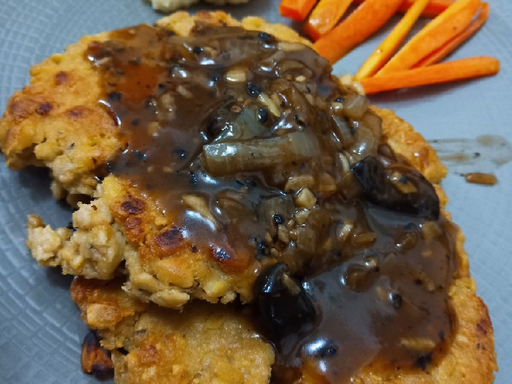 Resep Steak Tempe Saus Lada Hitam, Menggugah Selera